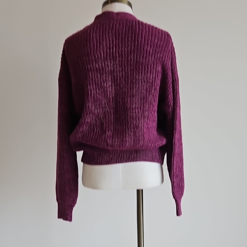 Gap Kids Magenta Knit Button Cardigan - Picture 5 of 6